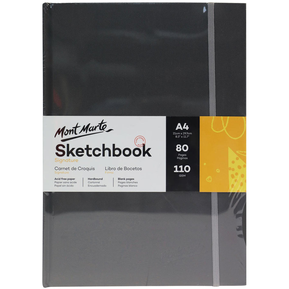 MSB0090 Hardbound Sketch Book 110Gsm - A4