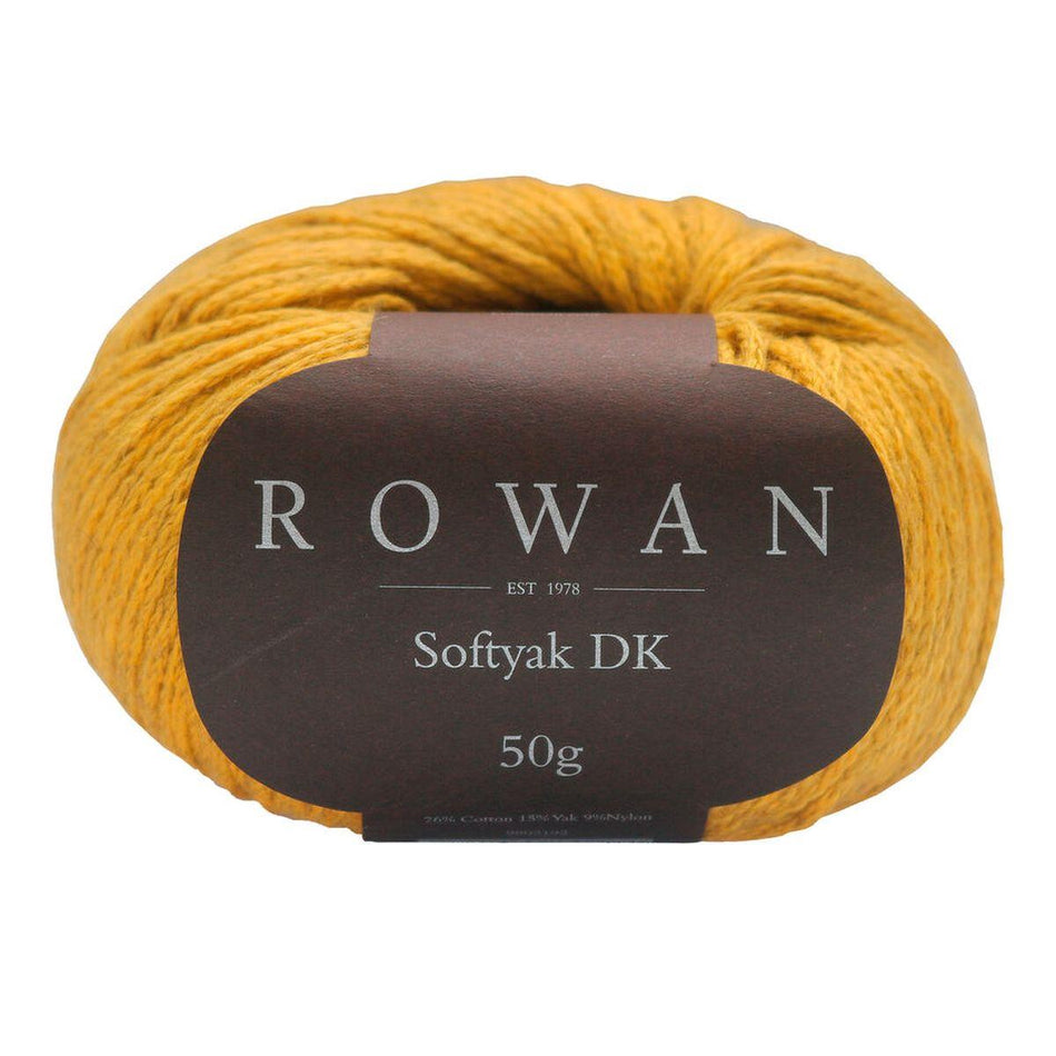 Softyak DK Jaune 252 76% Cotton, 15% Yak, 9% Nylon Yarn - 50g