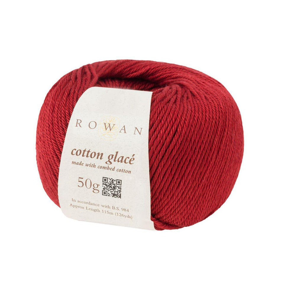 Cotton Glacé B. Orange Rg445 100% Cotton Yarn - 50g