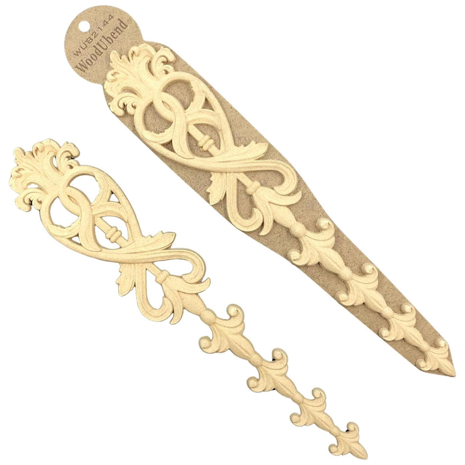 [WoodUBend] WUB2144 Drop Applique/Moulding - 350x63mm