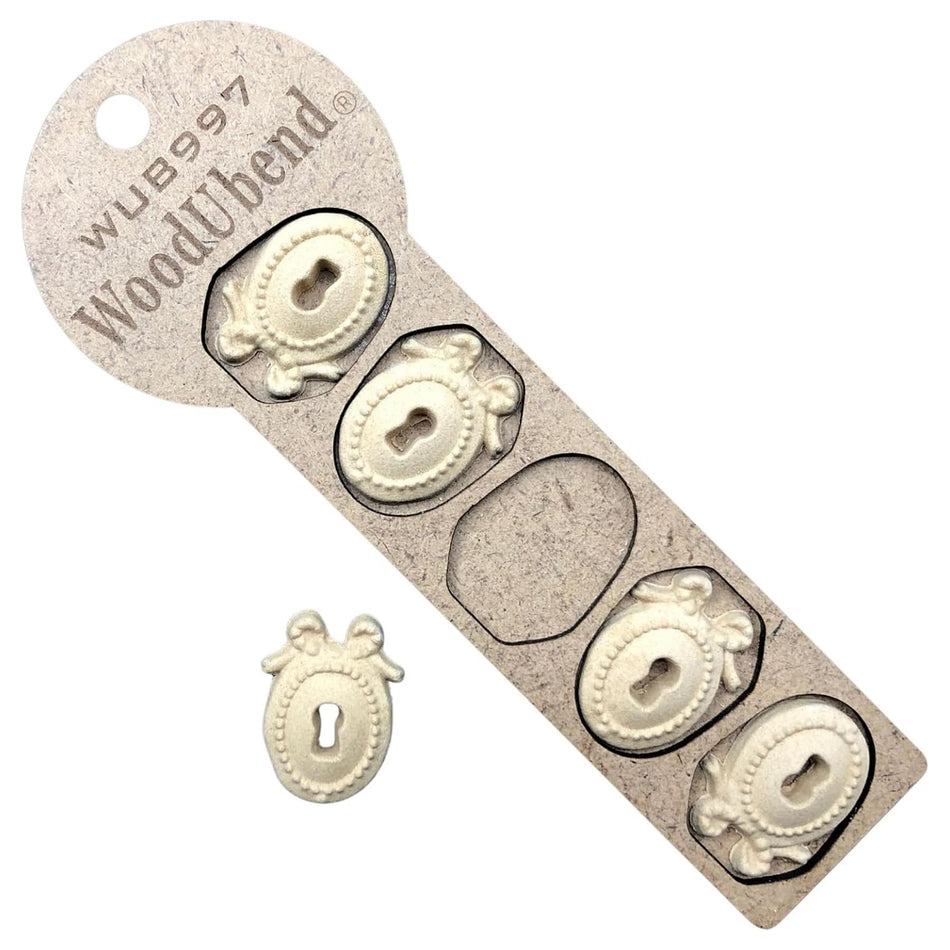 [WoodUBend] WUB997 Eschutchen Applique/Moulding - 30x35mm