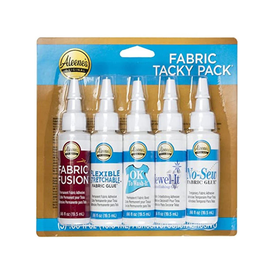 25114 Tacky Pack Fabric - 0.63 fl oz, 18.6ml Pack of 5