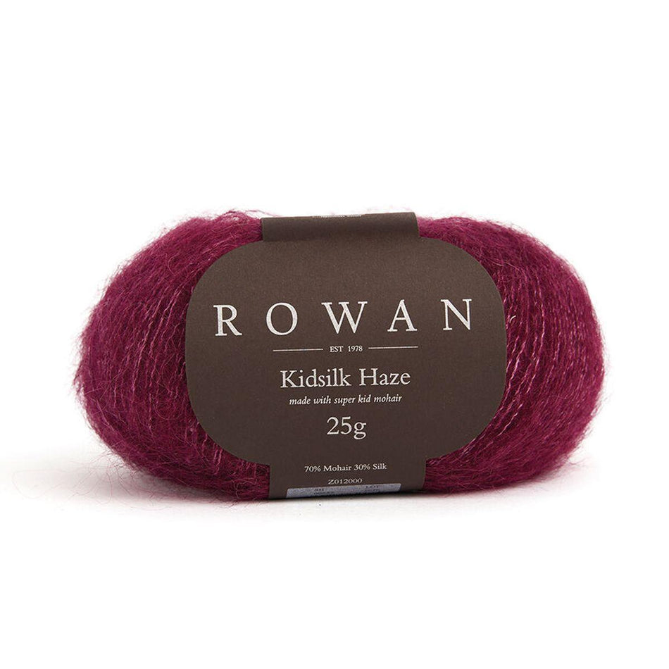 Kidsilk Haze Plum 718 70% Mohair 30% Silk Yarn - 25g