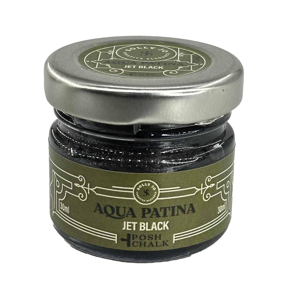 [Posh Chalk] PC0407 Jet Black Aqua Patina - 30ml