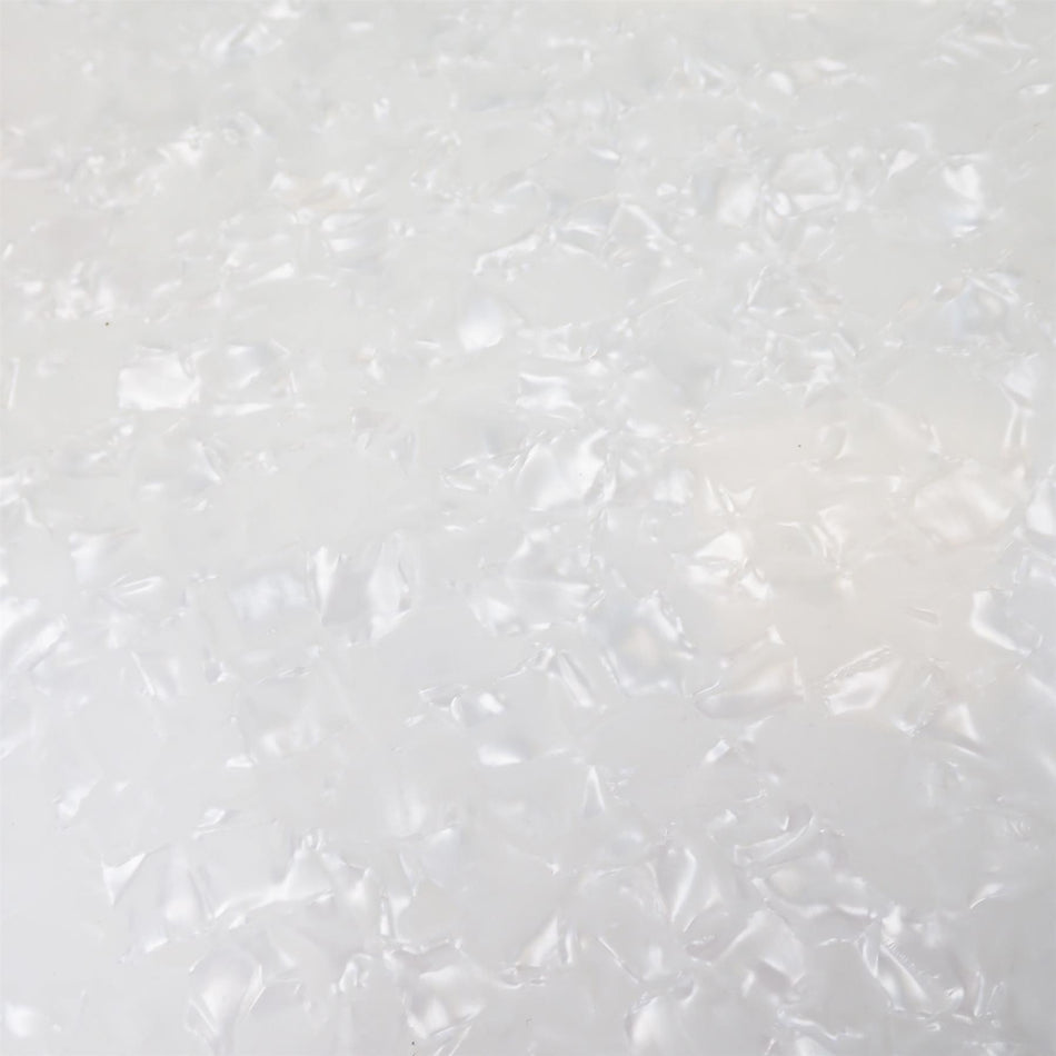 [Incudo] White Pearloid Celluloid Sheet - 1200x740x0.5mm