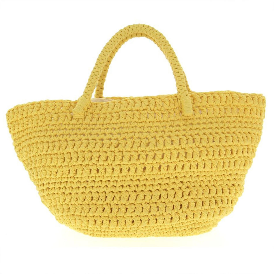 PAK16835 RibbonXL Lemon Yellow Cotton Avila Beachbag Crochet Kit