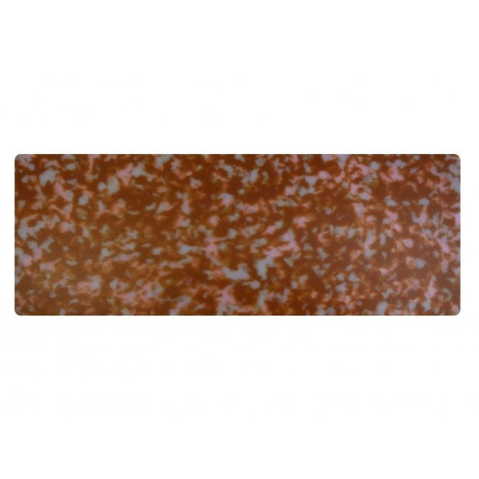 Tan Calico Cellulose Acetate Sheet, 4mm Thick