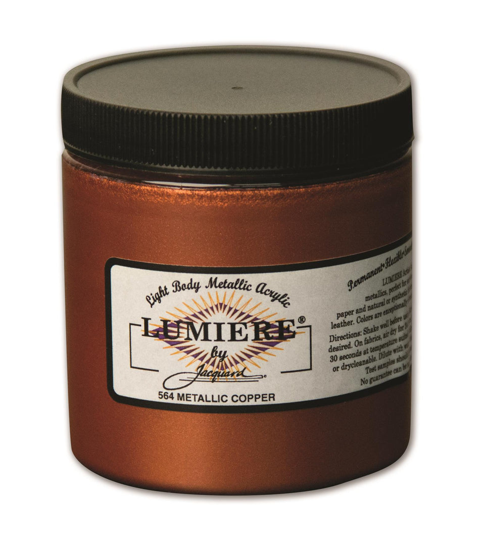 JAC2564 Lumiere 564 Met Copper Metallic Acrylic Paint - 8 fl oz