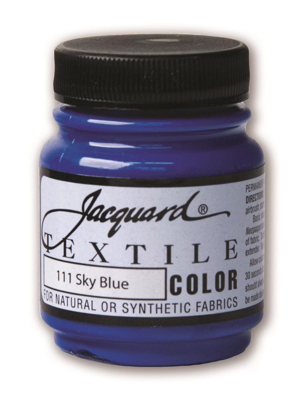 JAC1111 111 Sky Blue Textile Color Paint - 2.25 fl oz