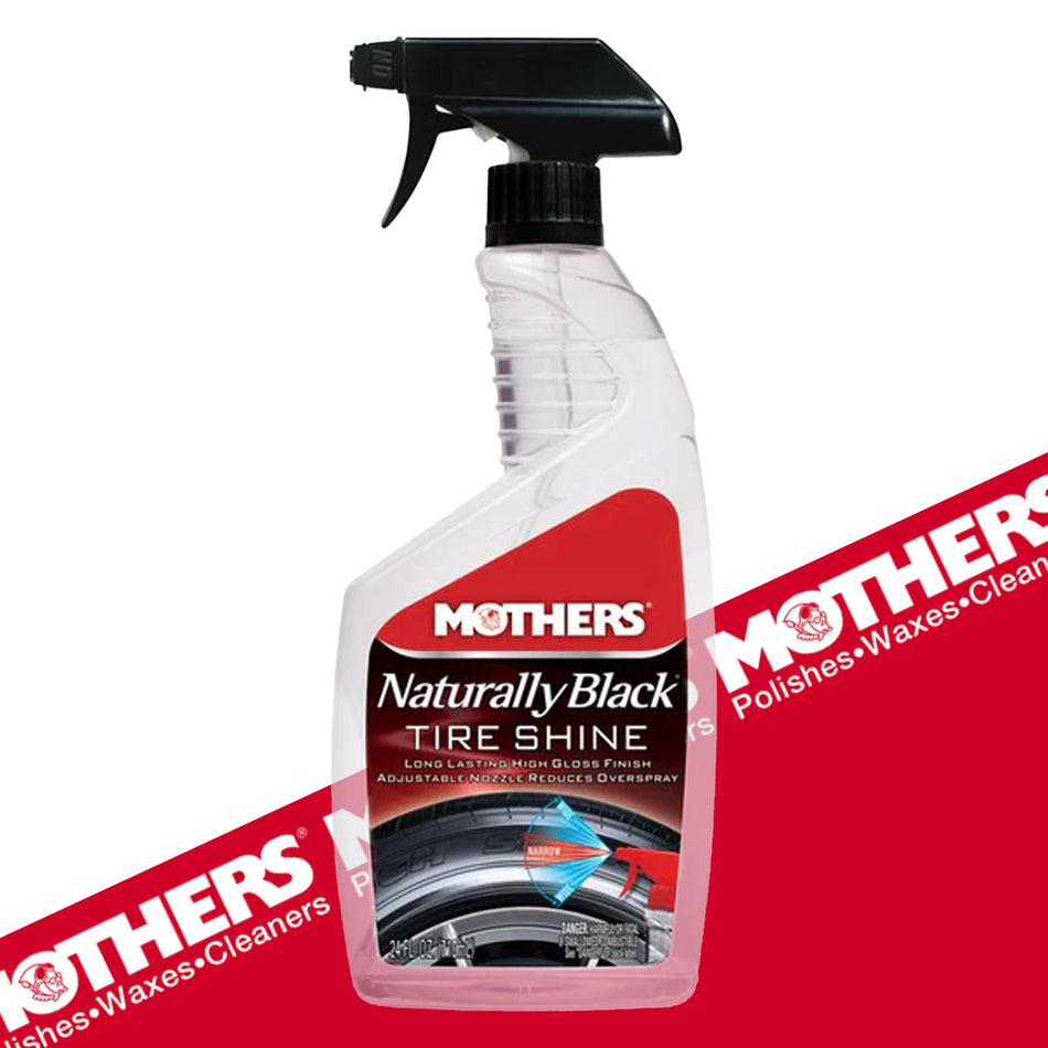 [Mothers] 46924 Naturally Black Tire Shine - 24oz 710ml