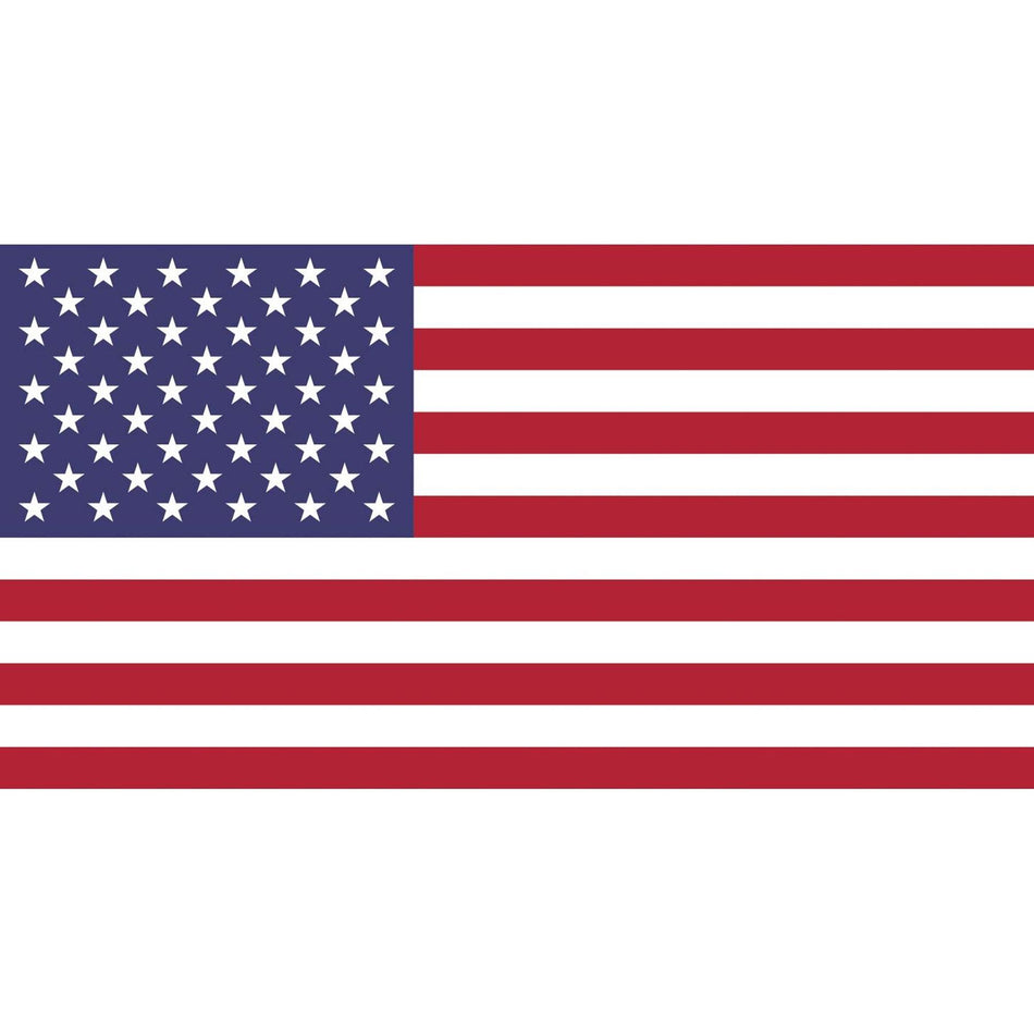 USA Flag Waterslide Decal
