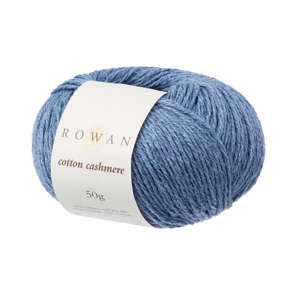 Cotton Cashmere H. Blue 223 85% Cotton 15% Cashmere Yarn - 50g