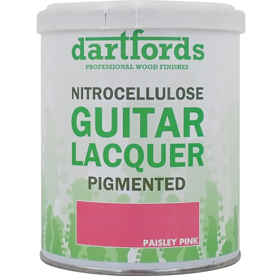Paisley Pink Pigmented Nitrocellulose Guitar Lacquer for Spray Guns