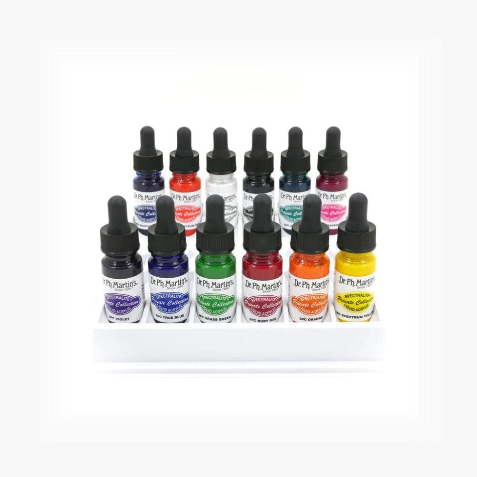 Set 1 Spectralite Private Collection Liquid Acrylics - 0.5oz, Set of 12
