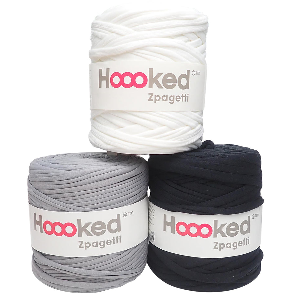 Zpagetti Pebble Cotton T-Shirt Yarn - 120M, 700g Pack of 3