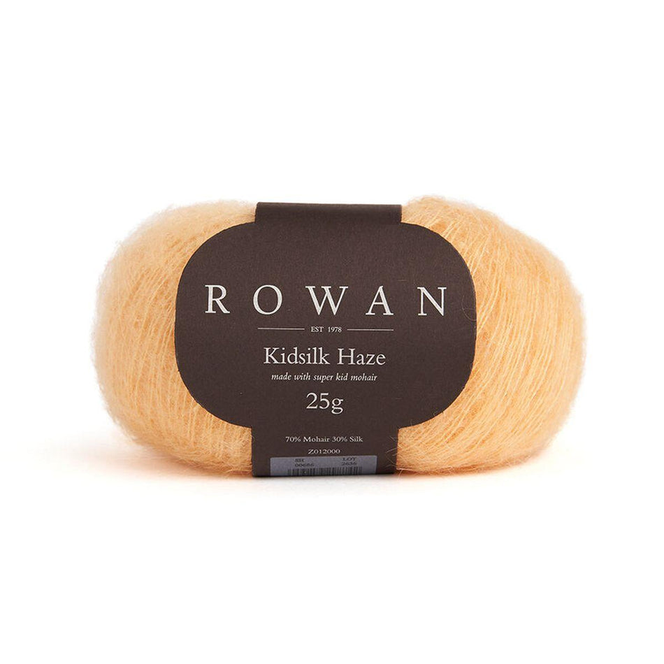 Kidsilk Haze Apricot 719 70% Mohair 30% Silk Yarn - 25g