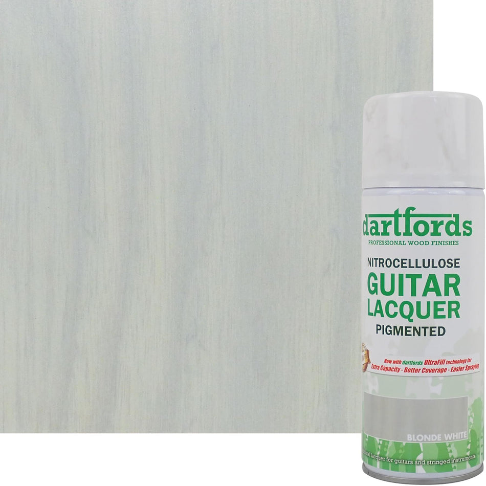 Blonde White Pigmented Nitrocellulose Guitar Lacquer - 400ml Aerosol
