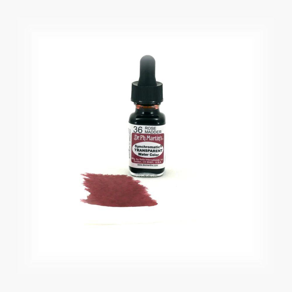 Rose Madder Synchromatic Transparent Water Color - 0.5oz