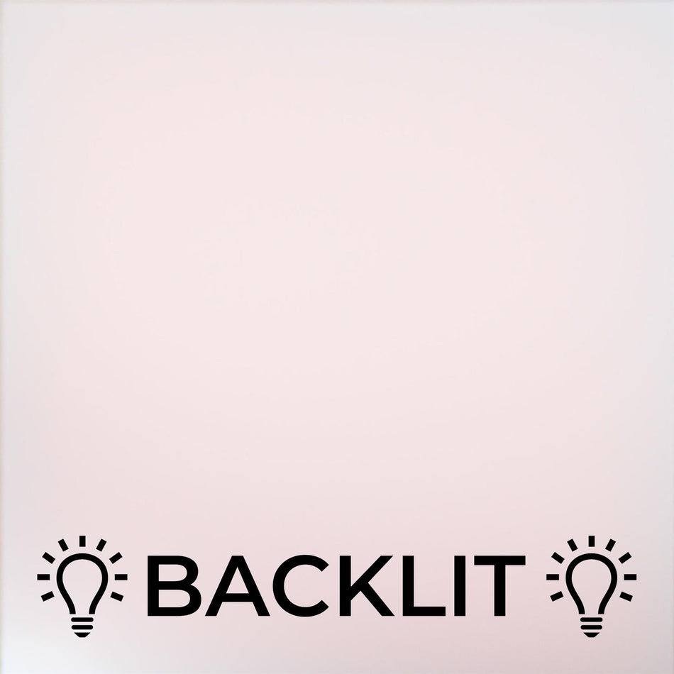 Light Pink Satin Metallic Acrylic Sheet - 250x150x3mm