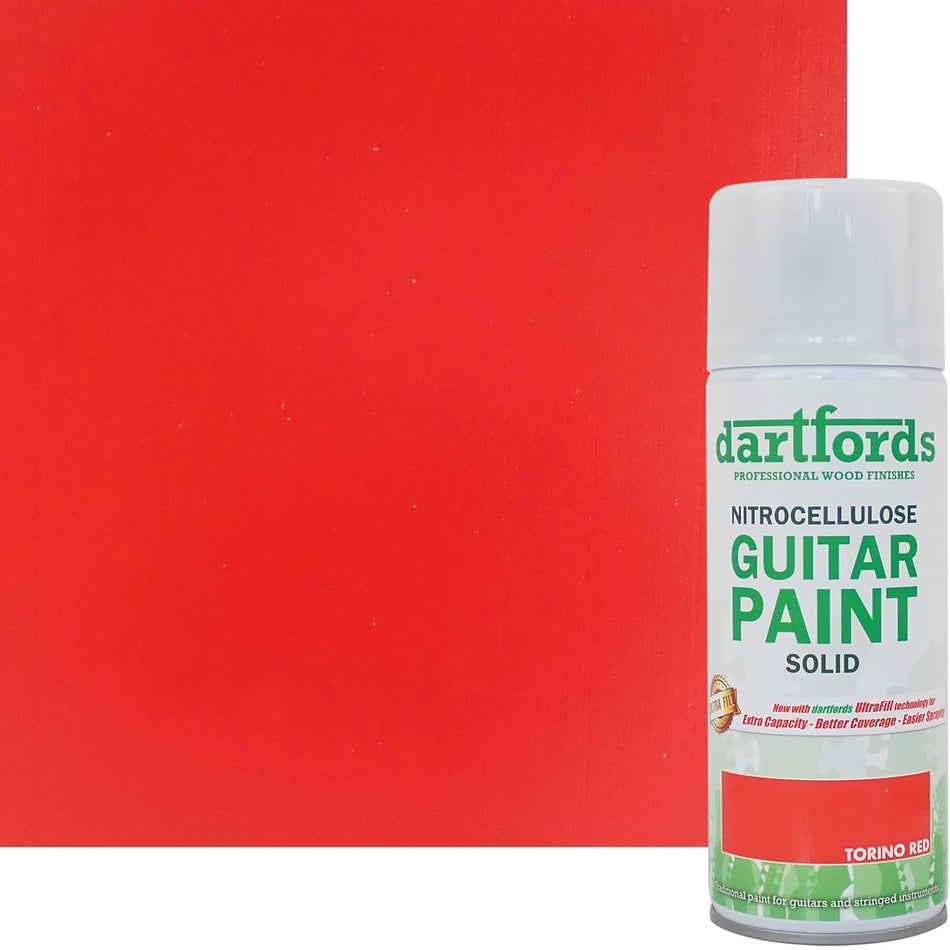 Torino Red Nitrocellulose Guitar Paint - 400ml Aerosol