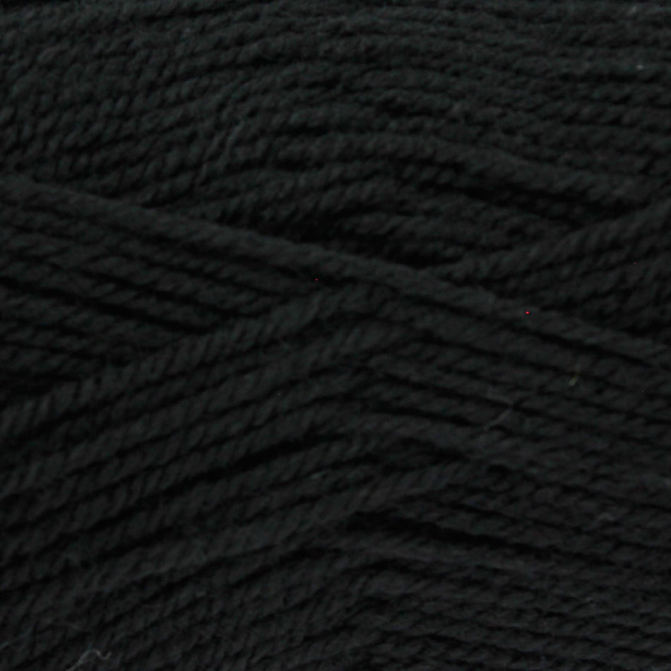 513318 Fashion Aran 100 Black Yarn - 200M, 100g