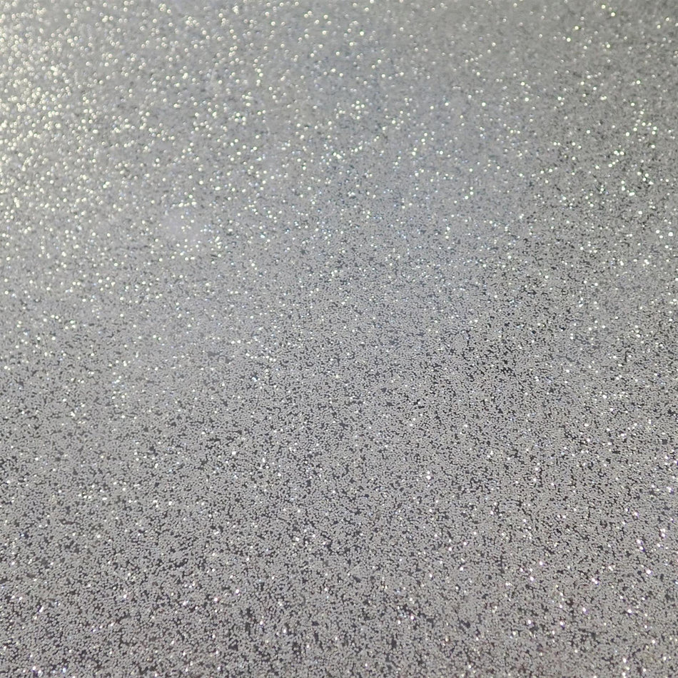Silver 1-Sided Glitter Acrylic Sheet - 500x300x2mm