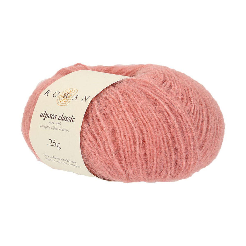 Alpaca Classic Salmon 128 57% Alpaca 43% Cotton Yarn - 25g