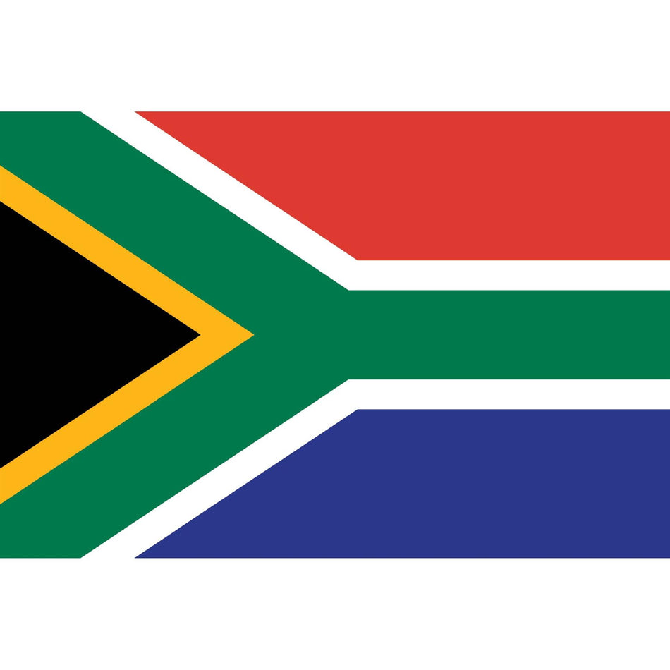South Africa Flag Waterslide Decal