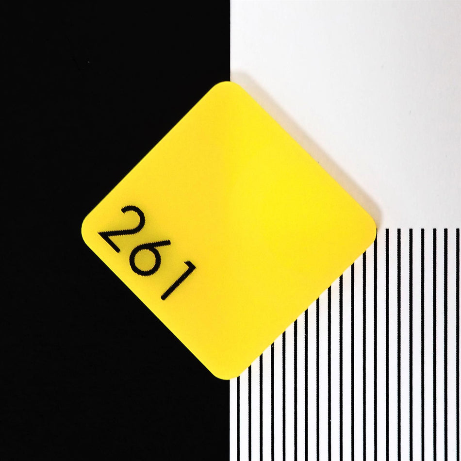 261 3MM Yellow Cast Acrylic Sheet (3mm thick)