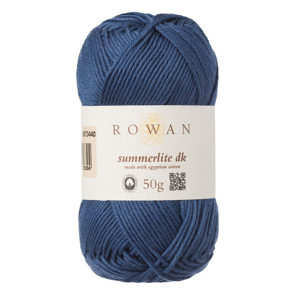 Summerlite DK S.Blue 470 100% Cotton Yarn - 50g