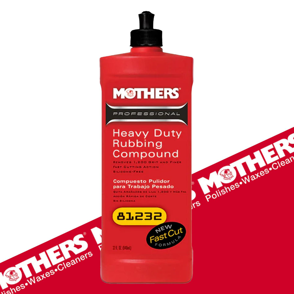 [Mothers] 81232 Professional Heavy Duty Rubbing Compound - 32oz 946ml