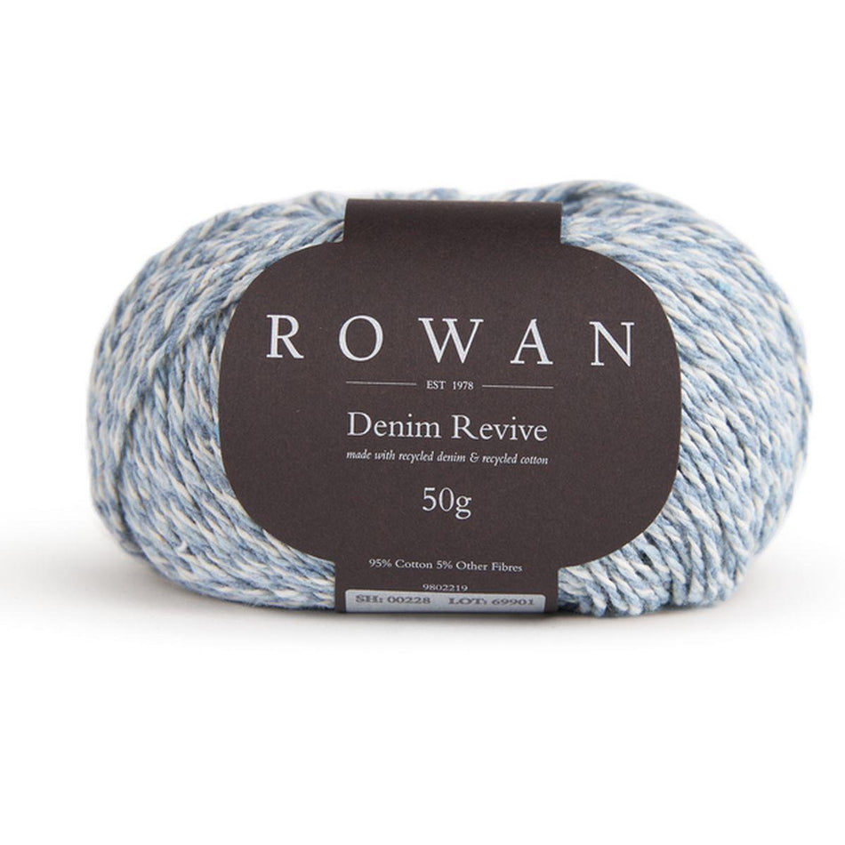 Denim Revive Stonewash 222 95% Cotton 5% Other Fibers Yarn - 50g