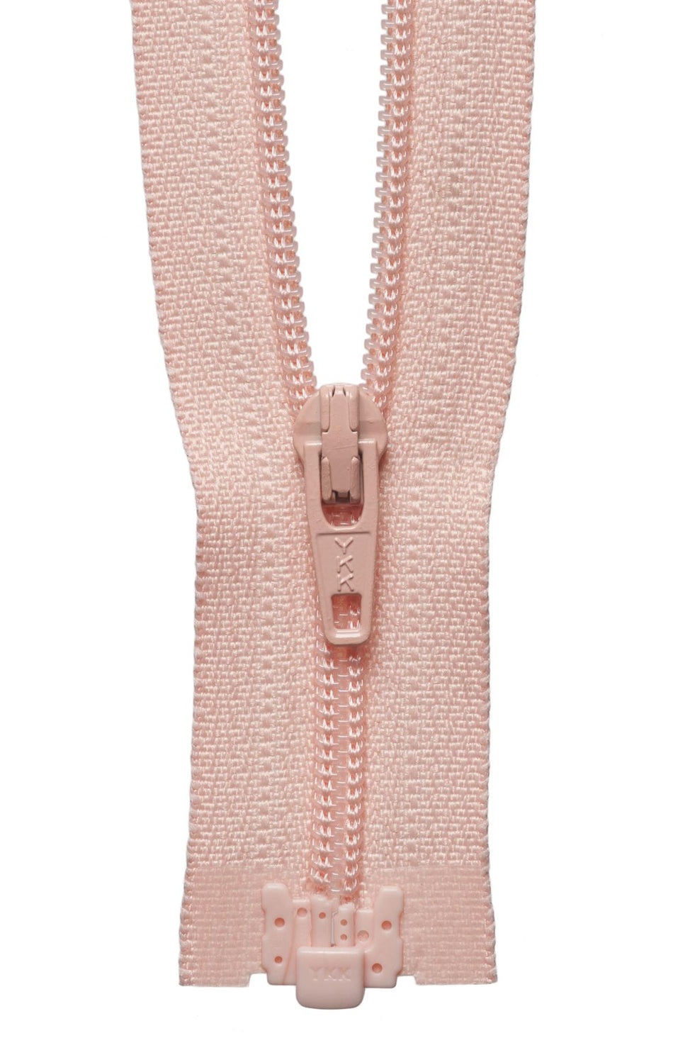 Peach Light-Weight Open End Zip - 41Cm