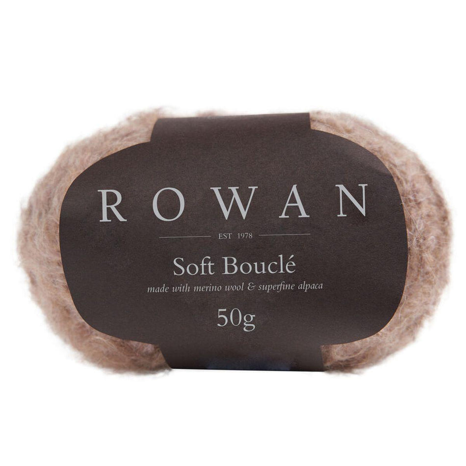 Soft Bouclé Biscuit 608 45% Cotton, 23% Alpaca 22% Wool, 10% Polyamide Yarn - 50g