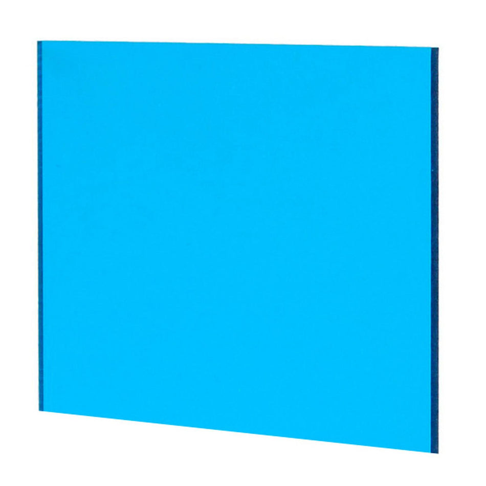 Sky Blue Transparent Acrylic Sheet - 300x200x3mm
