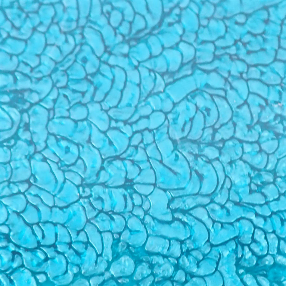 Cyan Blue Lava Pearl Acrylic Sheet - 300x200x3mm