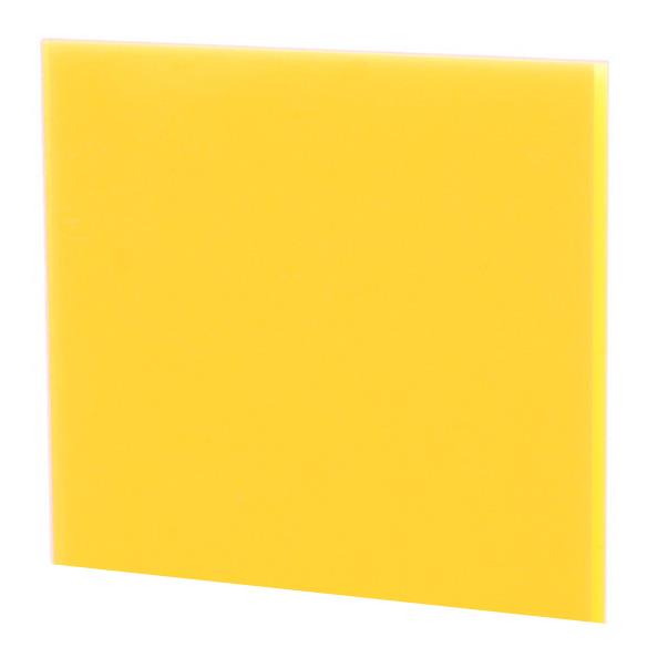 Yellow Fluorescent Acrylic Sheet - 300x200x3mm