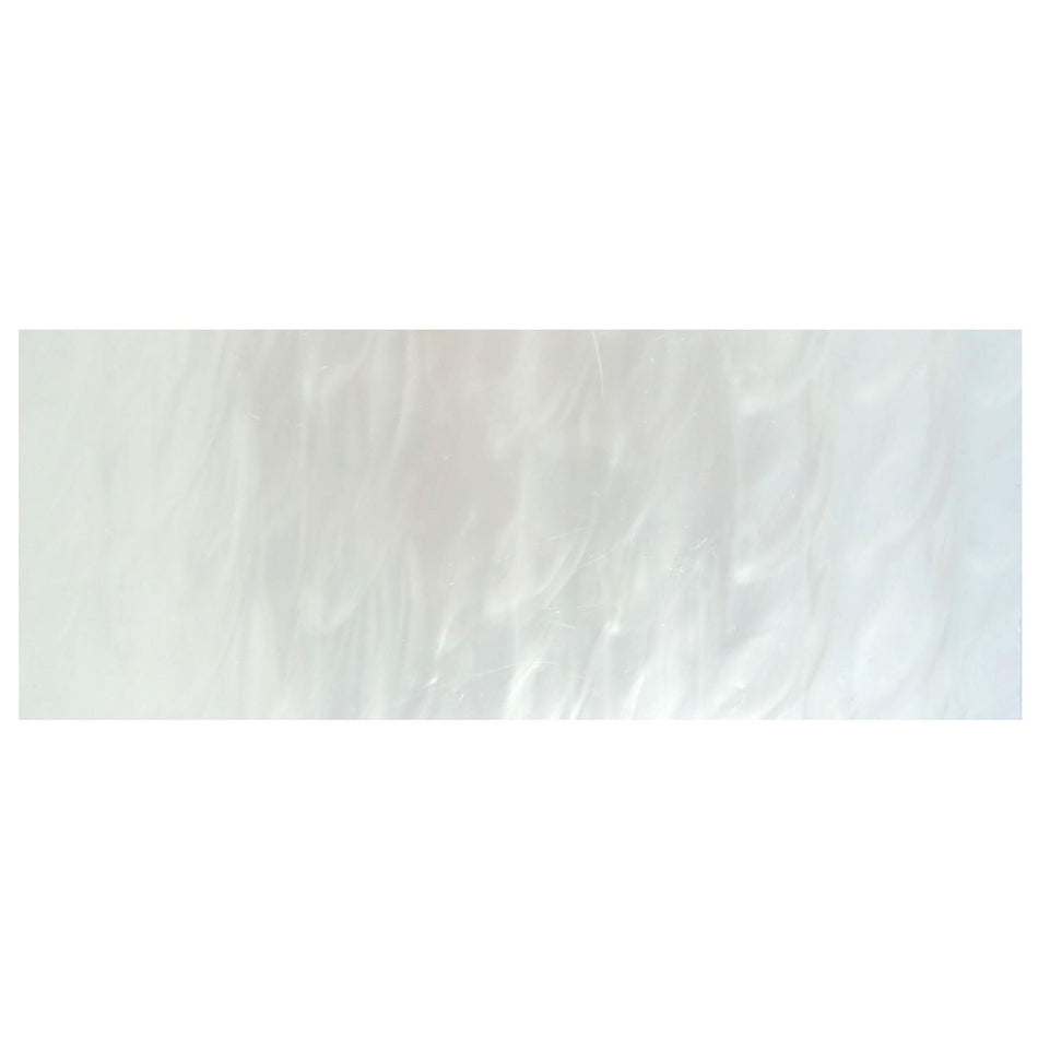 White Pearl Kirinite Acrylic Sheet - 240x100x9.52mm
