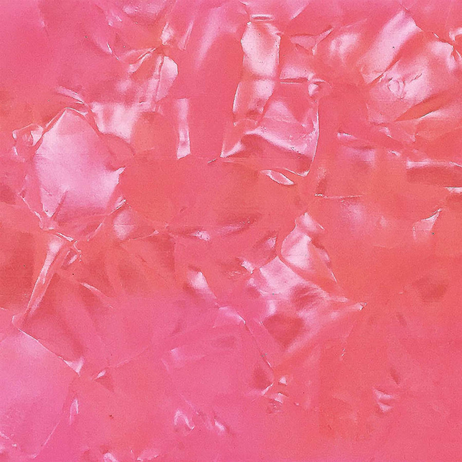 Pink Pearloid Celluloid Laminate Cast Acrylic Sheet (3mm thick)