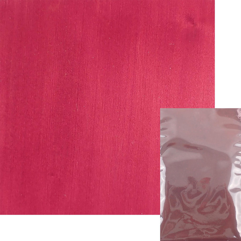 Burgundy Red Water Soluble Aniline Wood Dye Powder - 1oz, 28g