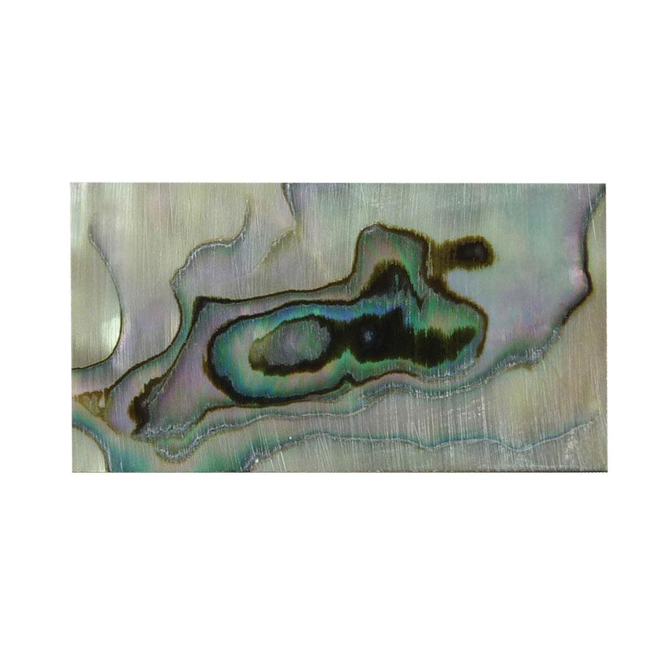 Green Abalone Inlay Blank - 42x22x1.5mm, Rectangle