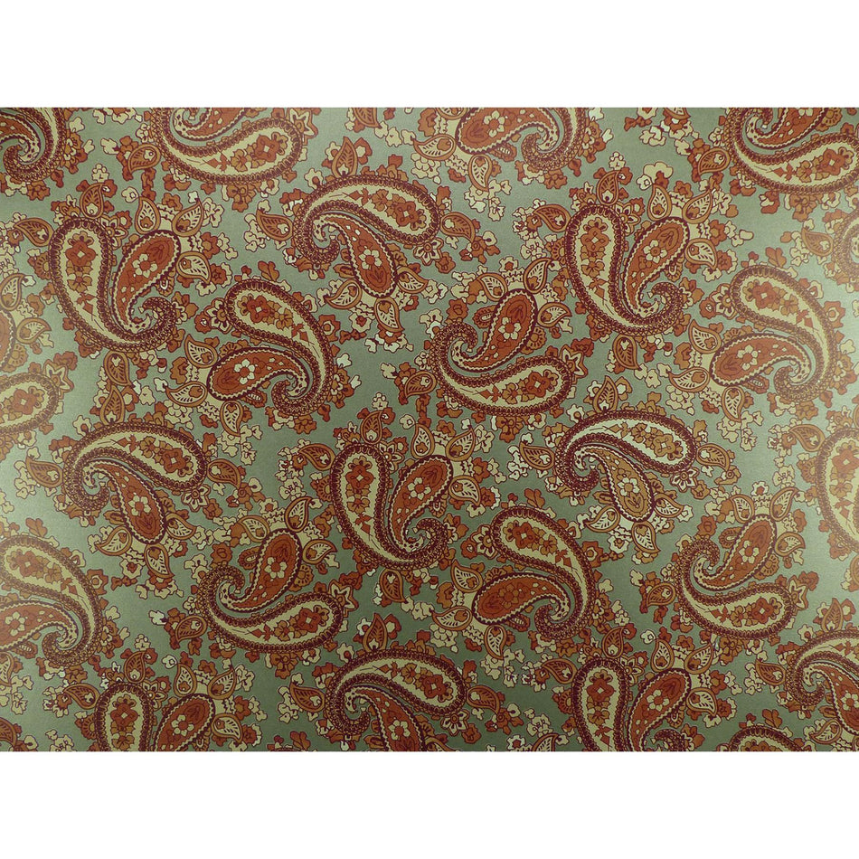 Slate Backed Brown Paisley Paper Guitar Body Decal - 420x295mm