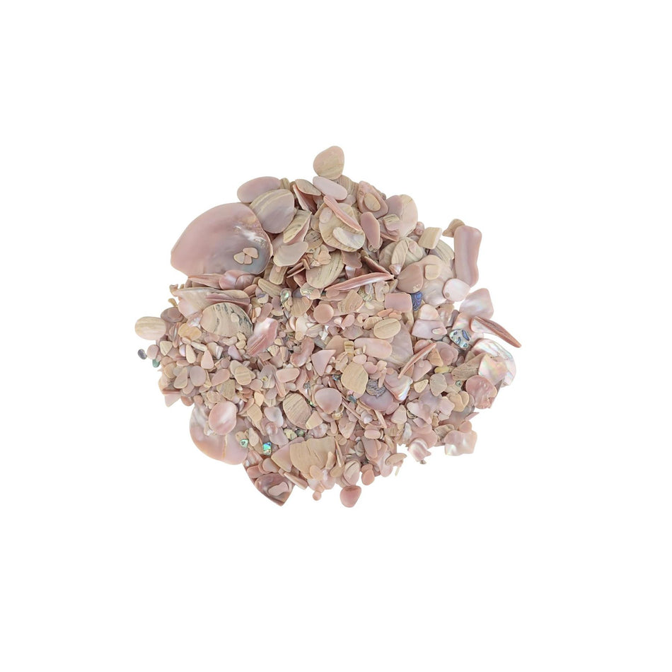 Pink Mussel Shell Pieces - Mixed, 1Kg