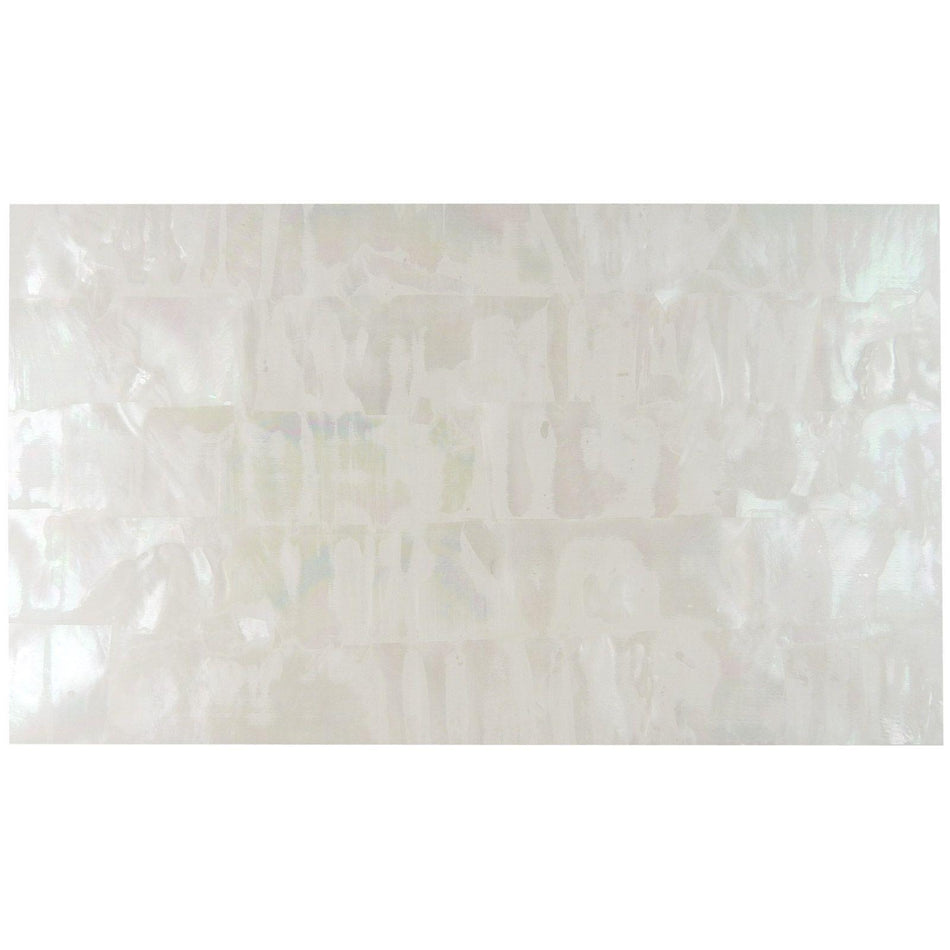 White Mother of Pearl Laminate Shell Veneer - 240x140x0.15mm