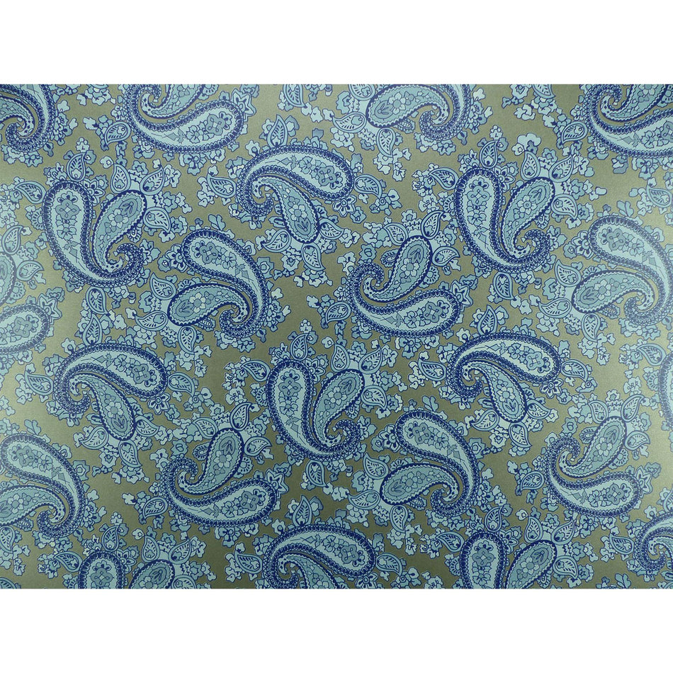 Slate Backed Blue Paisley Paper Guitar Body Decal - 420x295mm