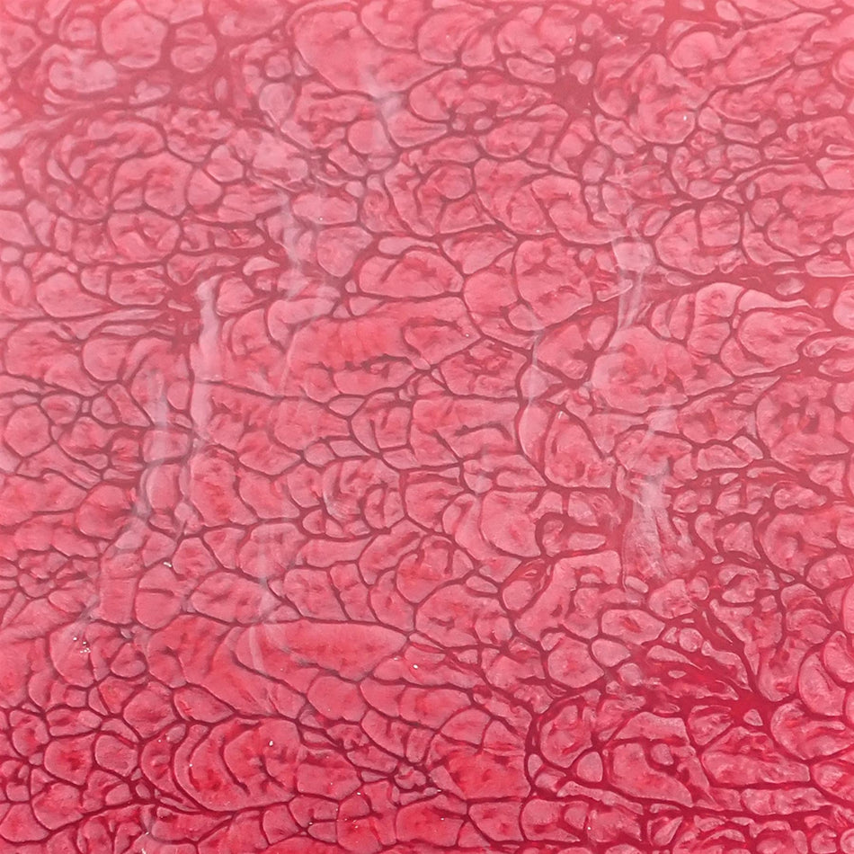 Red Lava Pearl Acrylic Sheet - 98x98x3mm, Sample