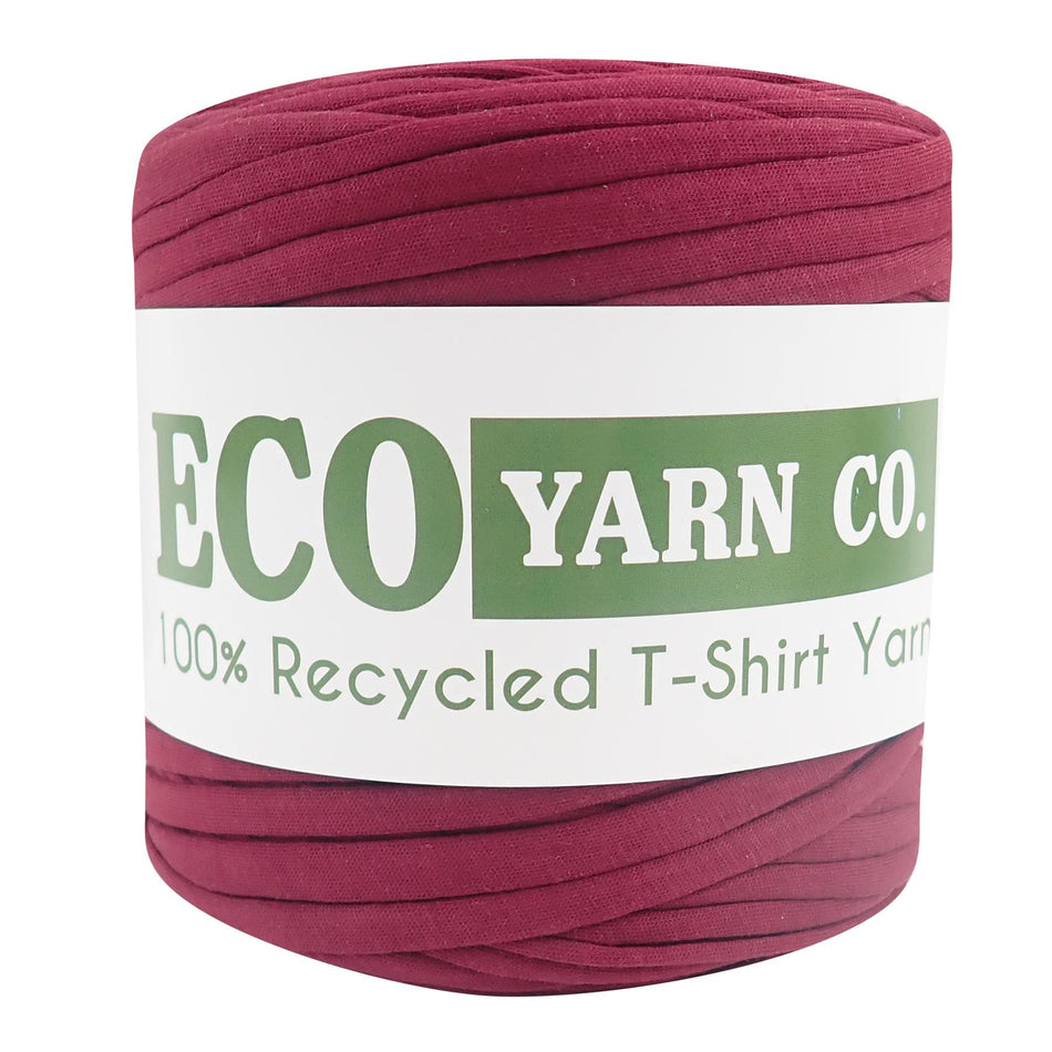 Dark Red Cotton T-Shirt Yarn - 120M, 700g