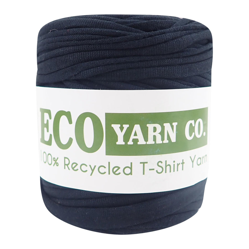 Black Cotton T-Shirt Yarn - 120M, 700g