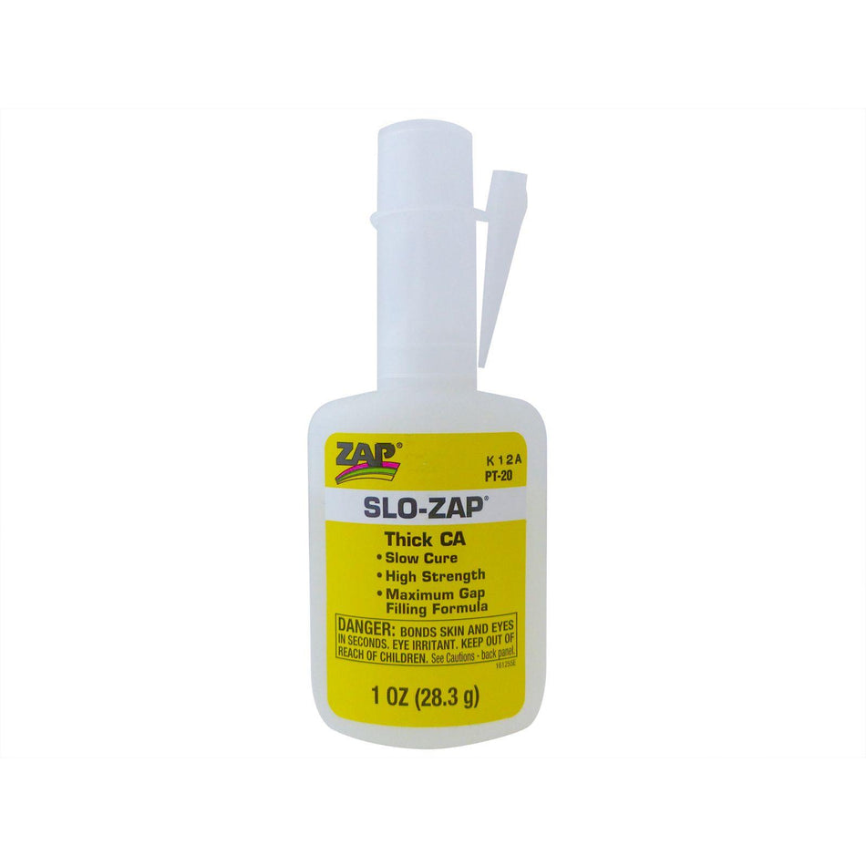 PT20 Slo-Zap Superglue - 1oz, 28g Bottle