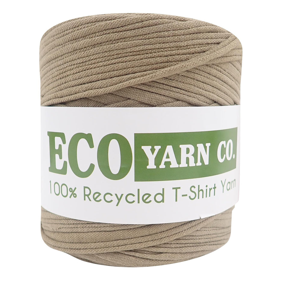 Dark Beige Cotton T-Shirt Yarn - 120M, 700g